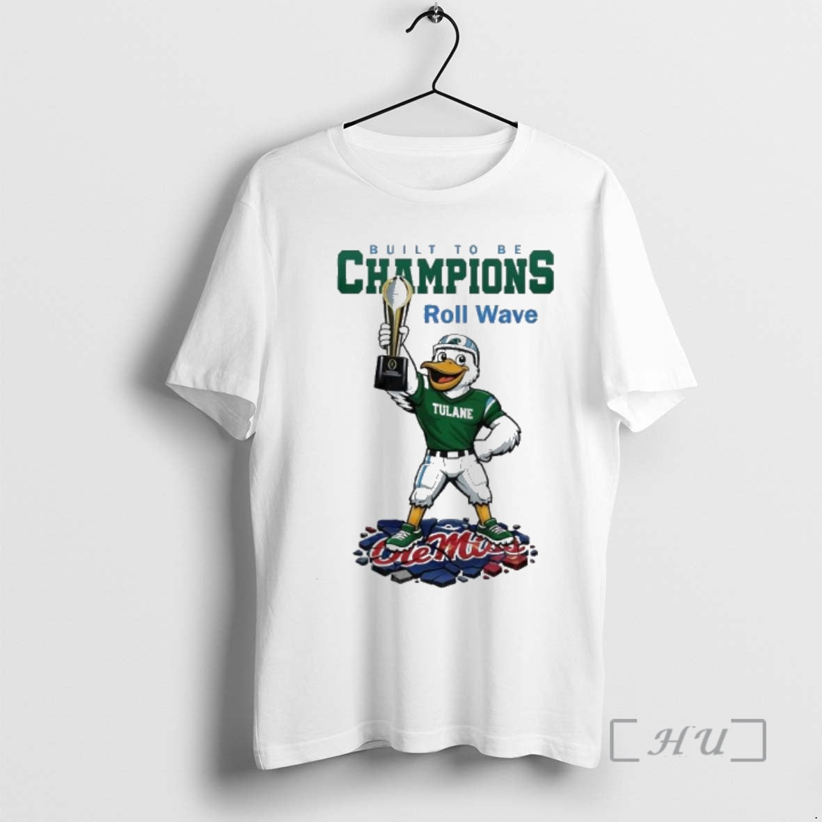 Trending Tulane Green Wave Ncaa College Football - Adult & Kids T-Shirts, Sweatshirts & Hoodies apparel design preview 1