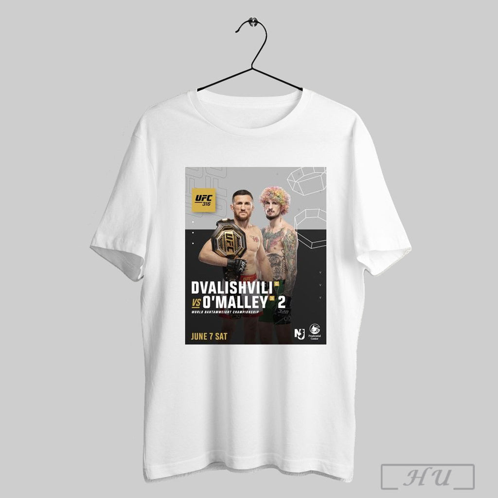 Trending Ufc 316 Merab Dvalishvili Vs Suga Sean - Adult & Kids T-Shirts, Sweatshirts & Hoodies apparel design preview 1
