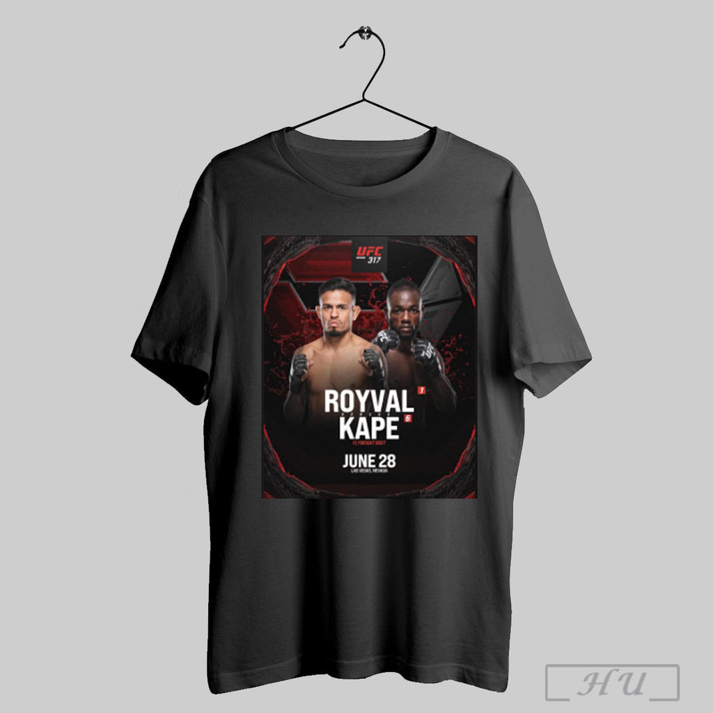 Trending Ufc 317 Royval Versus Kape Flyweight Bout - Adult & Kids T-Shirts, Sweatshirts & Hoodies apparel design preview 1