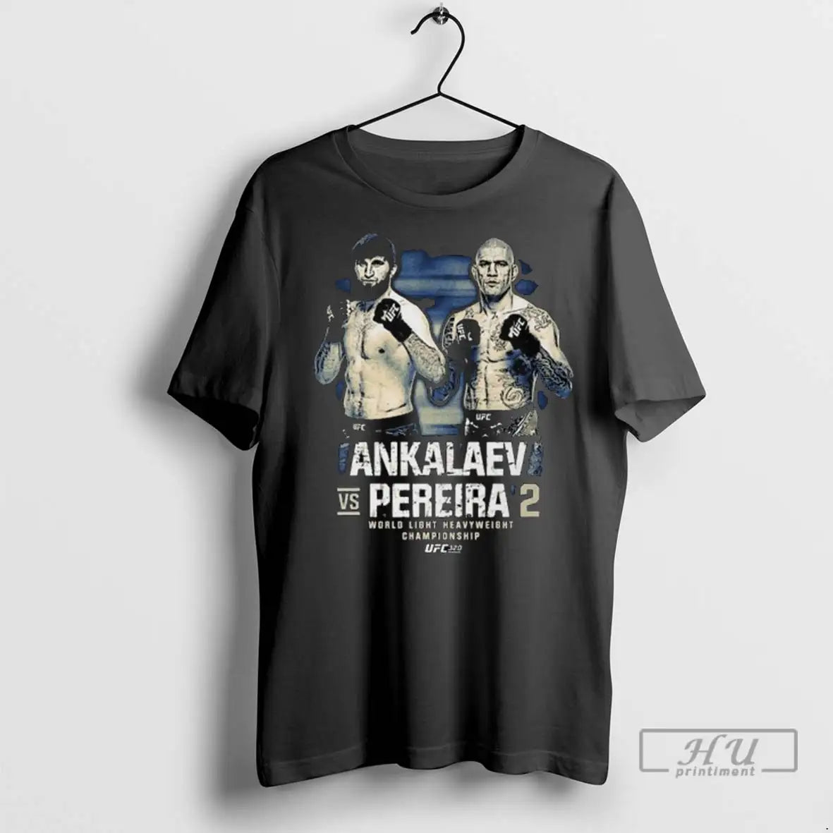 Trending Ufc 320 Ankalaev Vs Pereira 2 Bitmap Long - Adult & Kids T-Shirts, Sweatshirts & Hoodies apparel design preview 1