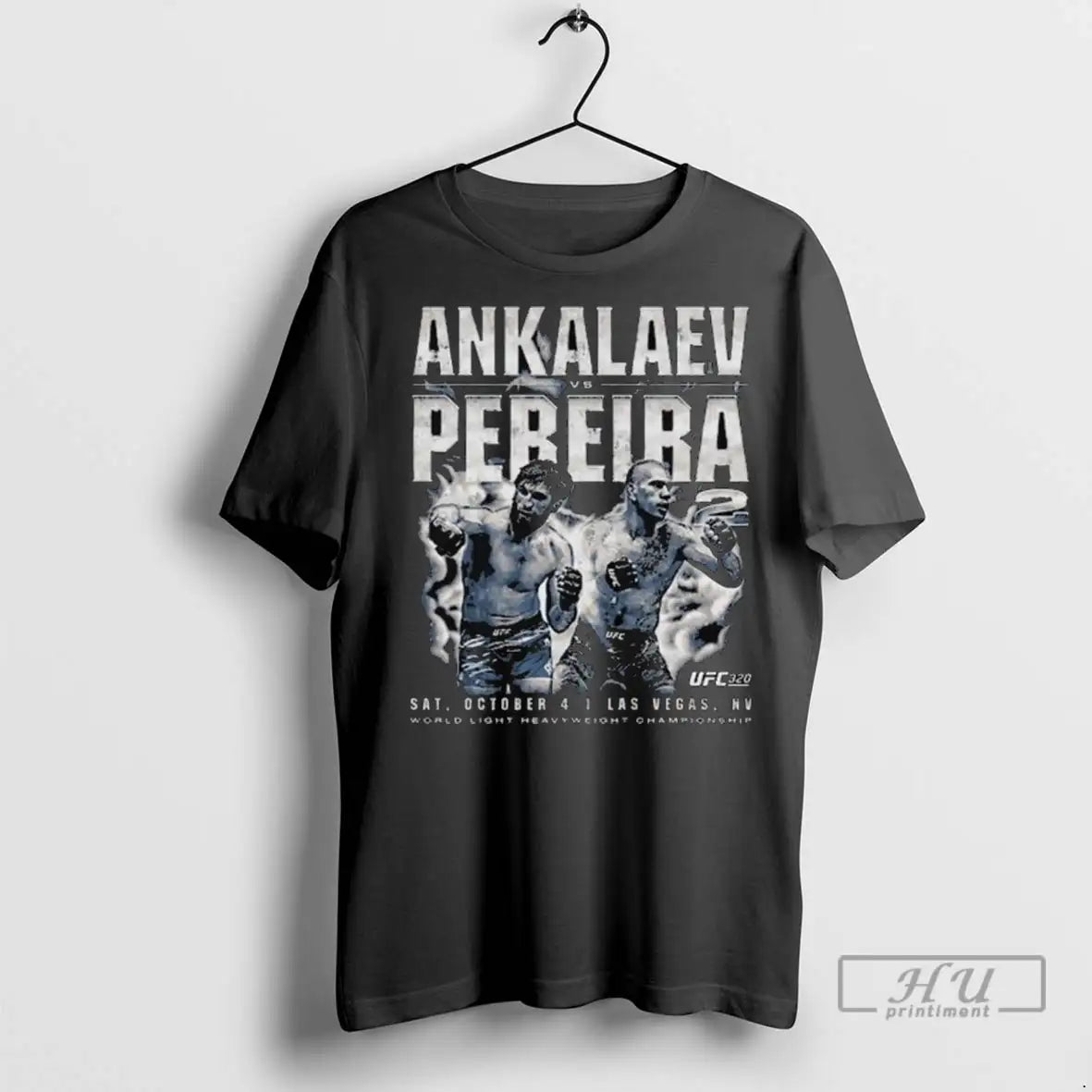 Trending Ufc 320 Ankalaev Vs Pereira 2 Vintage Long - Adult & Kids T-Shirts, Sweatshirts & Hoodies apparel design preview 1