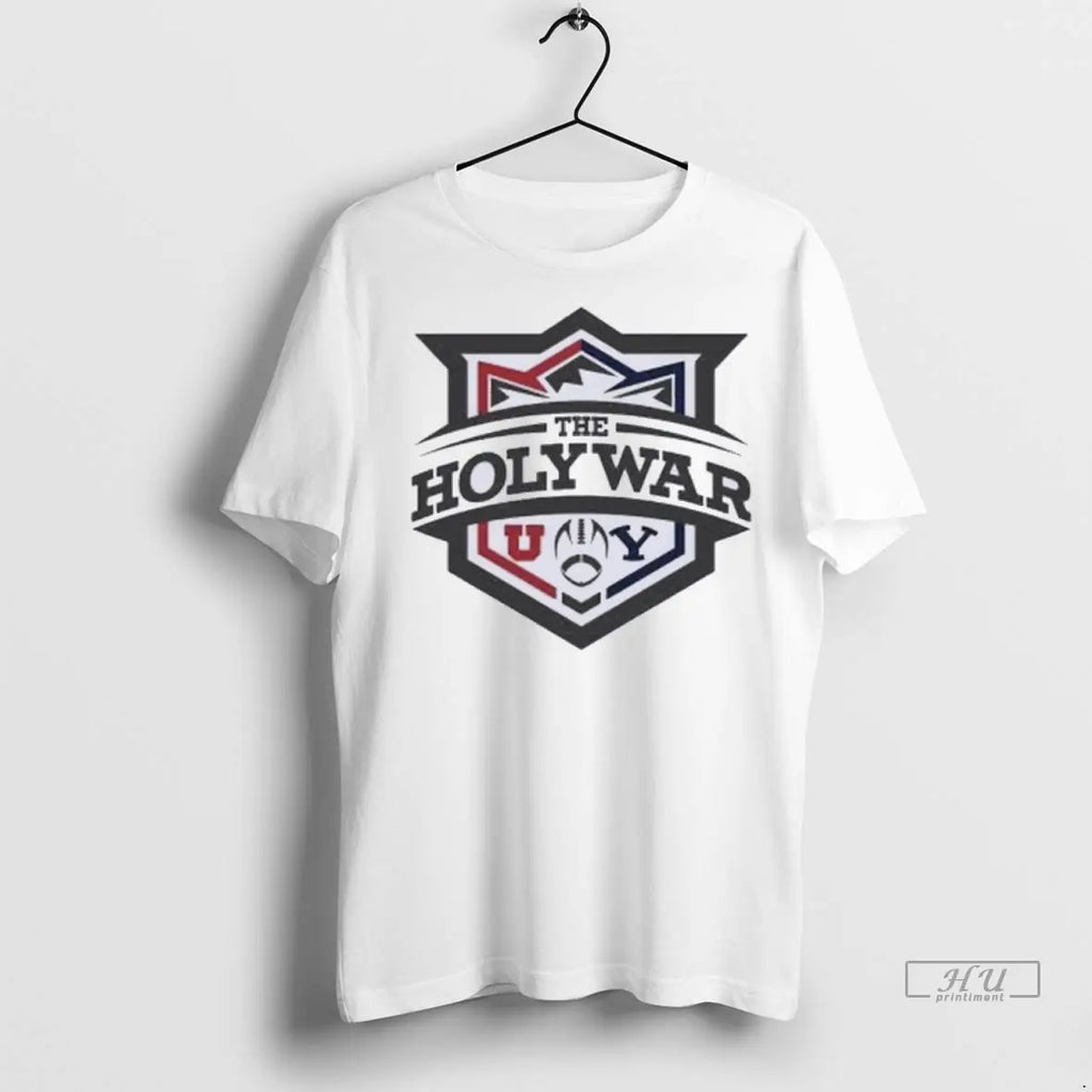 Trending Utah Utes Vs Byu Cougars 2025 The Holy War - Adult & Kids T-Shirts, Sweatshirts & Hoodies apparel design preview 1