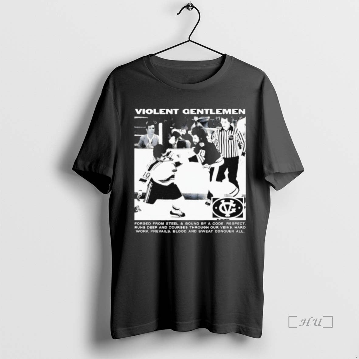 Trending Violent Gentlemen Hockey Club Riot Vintage - Adult & Kids T-Shirts, Sweatshirts & Hoodies apparel design preview 1