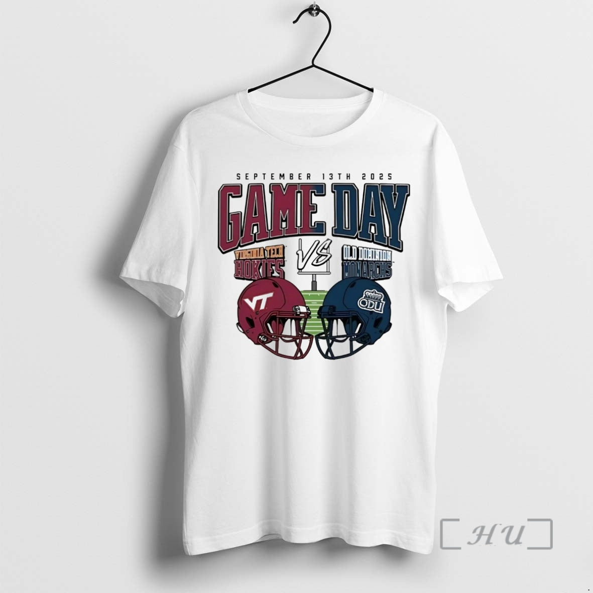 Trending Virginia Tech Hokies Vs Old Dominion - Adult & Kids T-Shirts, Sweatshirts & Hoodies apparel design preview 1