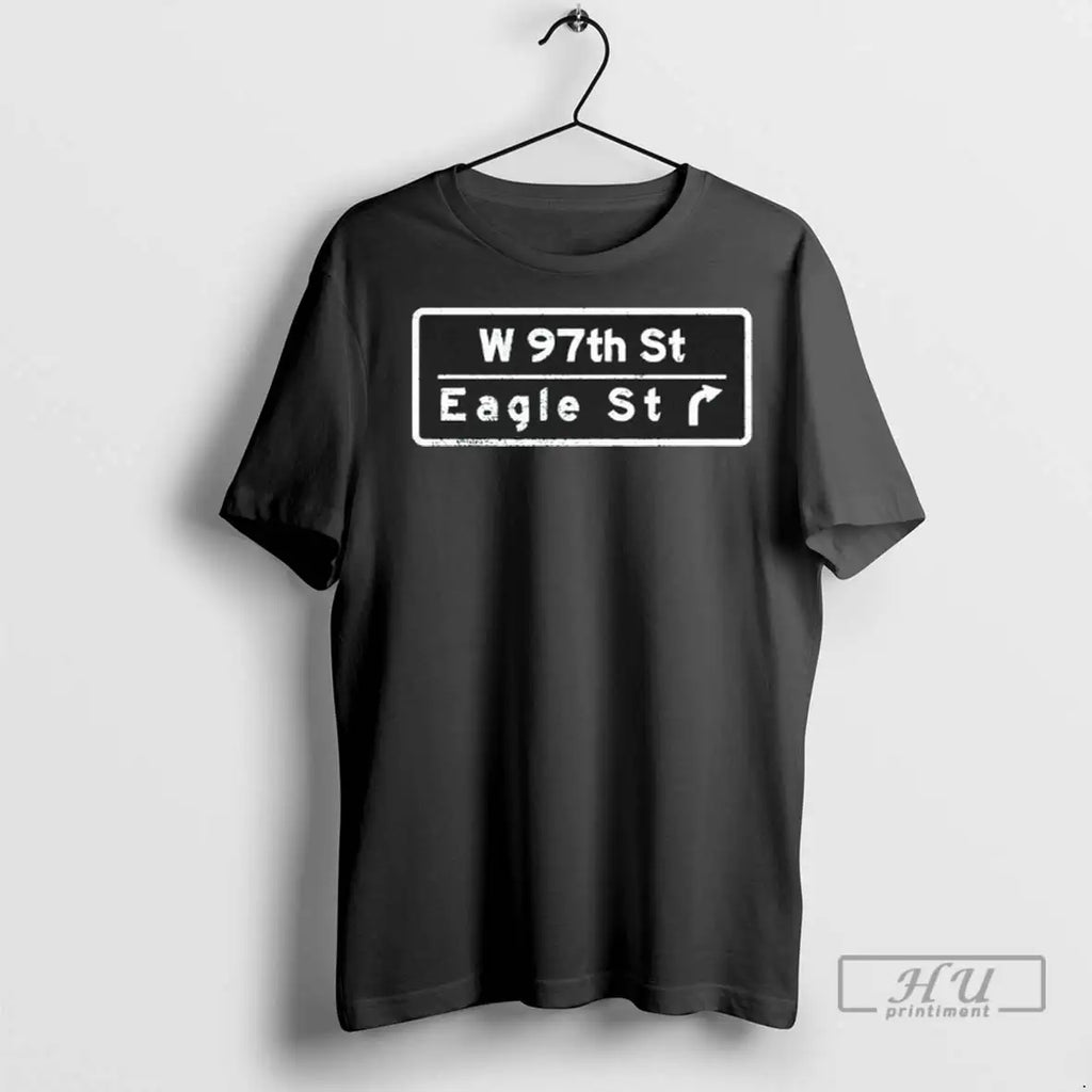Trending W 97th Eagle St - Adult & Kids T-Shirts, Sweatshirts & Hoodies apparel design preview 1