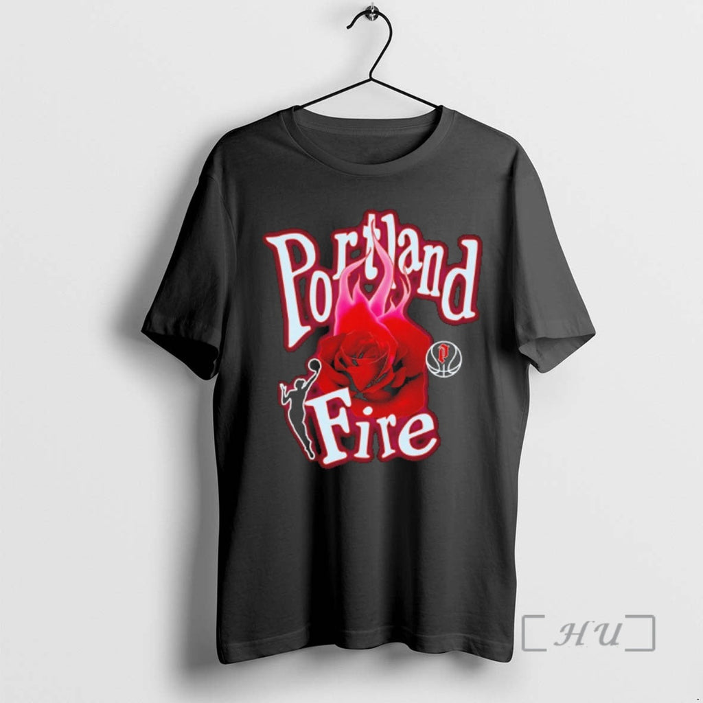 Trending Wnba Portland Fire Rose Vintage - Adult & Kids T-Shirts, Sweatshirts & Hoodies apparel design preview 1