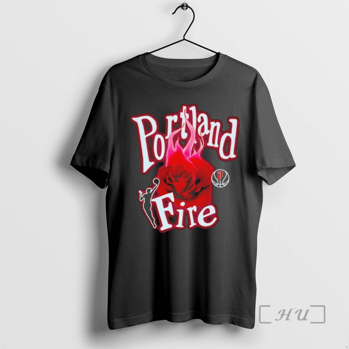 Trending Wnba Portland Fire Rose Vintage - Adult & Kids T-Shirts, Sweatshirts & Hoodies apparel design preview 1