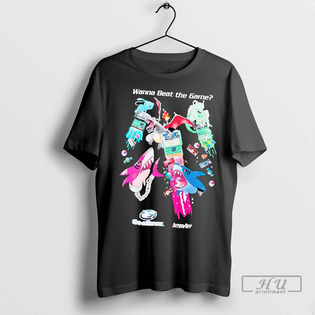 Trending Wanna Beat The Game Shark - Adult & Kids T-Shirts, Sweatshirts & Hoodies apparel design preview 1