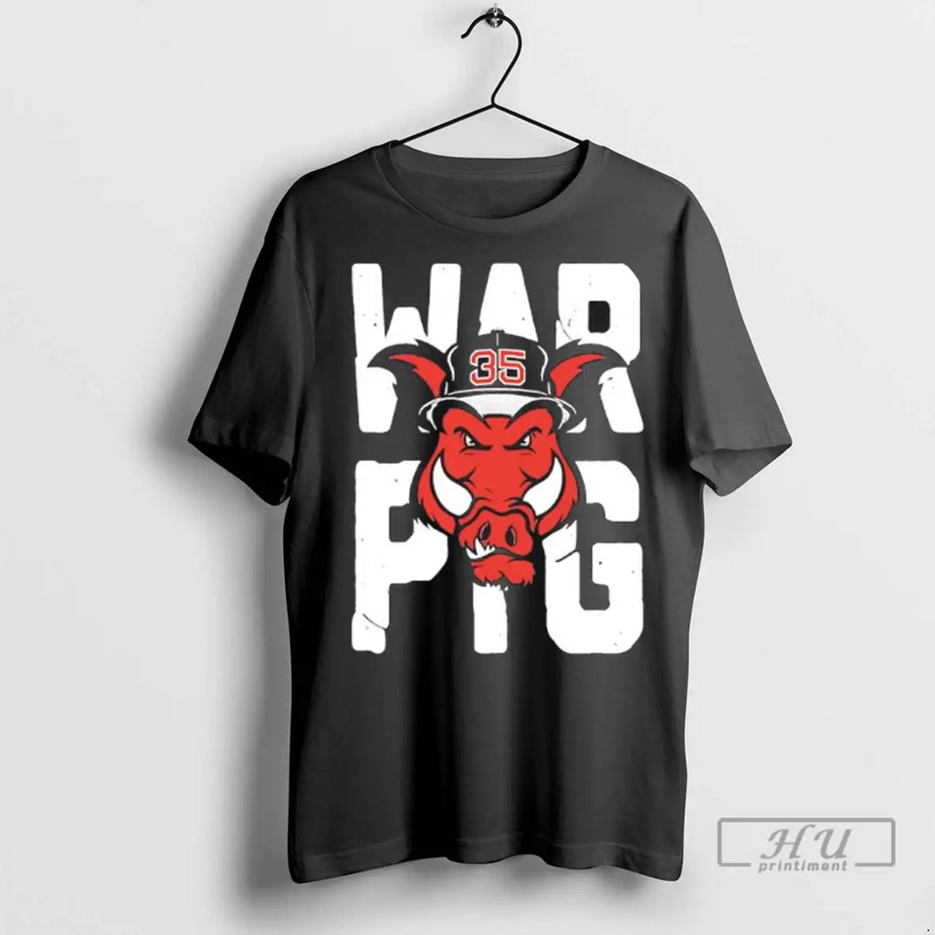 Trending War Pig Arkansas Razorbacks 35 - Adult & Kids T-Shirts, Sweatshirts & Hoodies apparel design preview 1