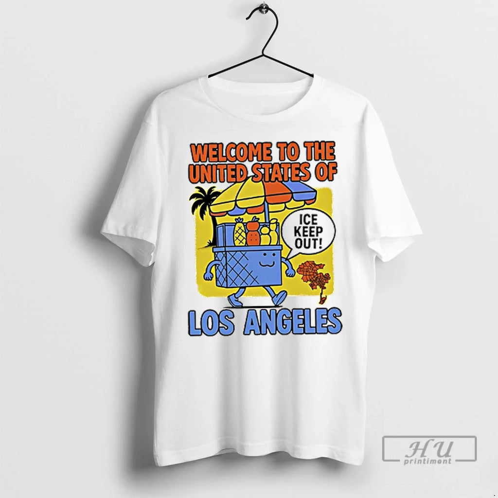 Trending Welcome To The United States Of Los Angeles - Adult & Kids T-Shirts, Sweatshirts & Hoodies apparel design preview 1