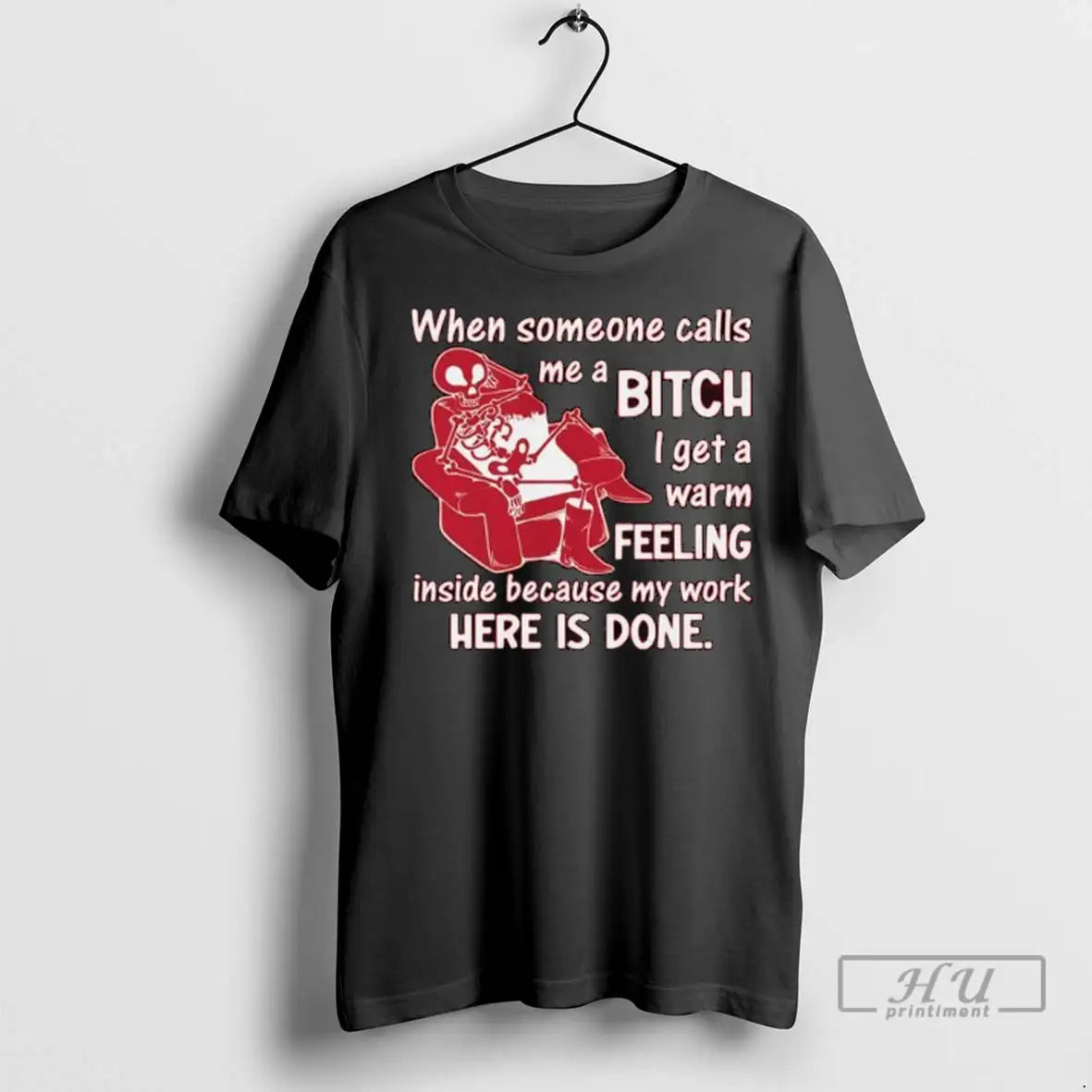 Trending When Someone Calls Me A B Tch I Get Warm - Adult & Kids T-Shirts, Sweatshirts & Hoodies apparel design preview 1