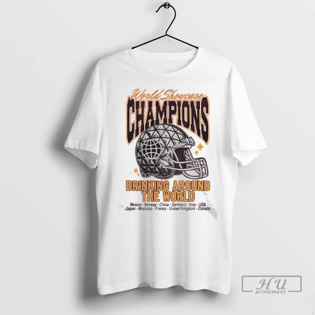Trending World Showcase Champions Kc Variant Drinking - Adult & Kids T-Shirts, Sweatshirts & Hoodies apparel design preview 1