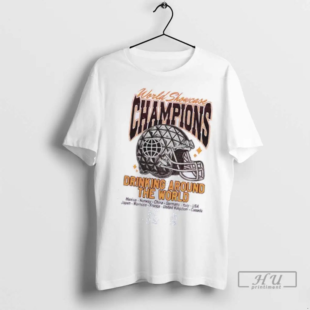 Trending World Showcase Champions Kc Variant Drinking - Adult & Kids T-Shirts, Sweatshirts & Hoodies apparel design preview 1