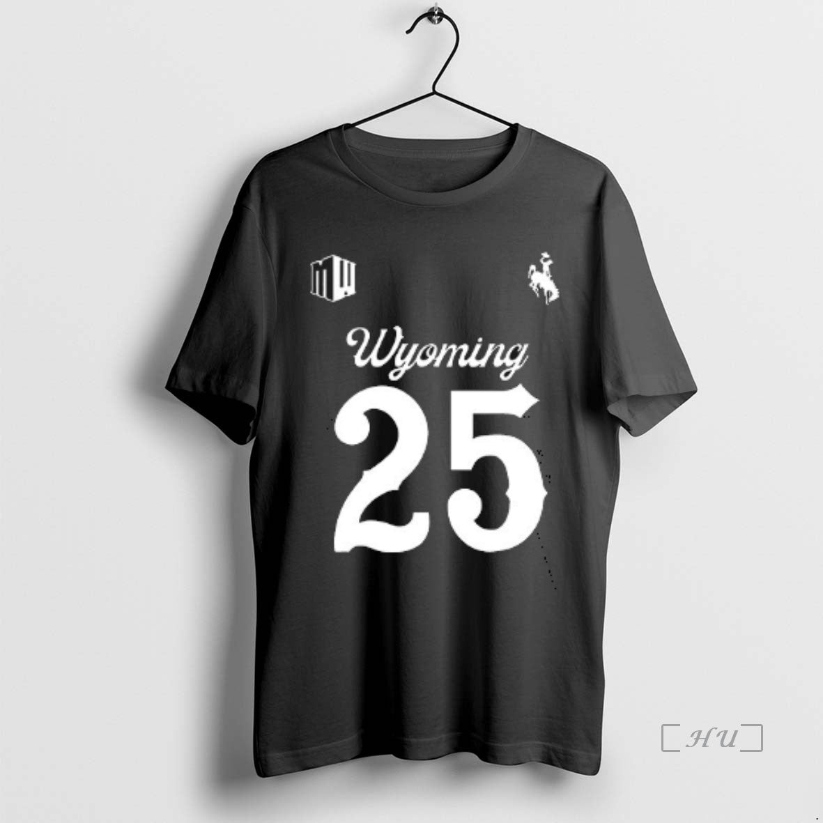 Trending Wyoming Cowboys Dark Mode 25 Double Sided - Adult & Kids T-Shirts, Sweatshirts & Hoodies apparel design preview 1