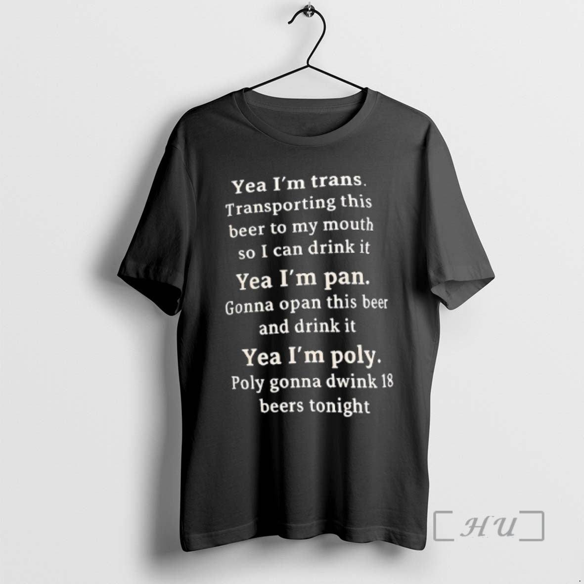 Trending Yea Im Trans Pan Poly - Adult & Kids T-Shirts, Sweatshirts & Hoodies apparel design preview 1