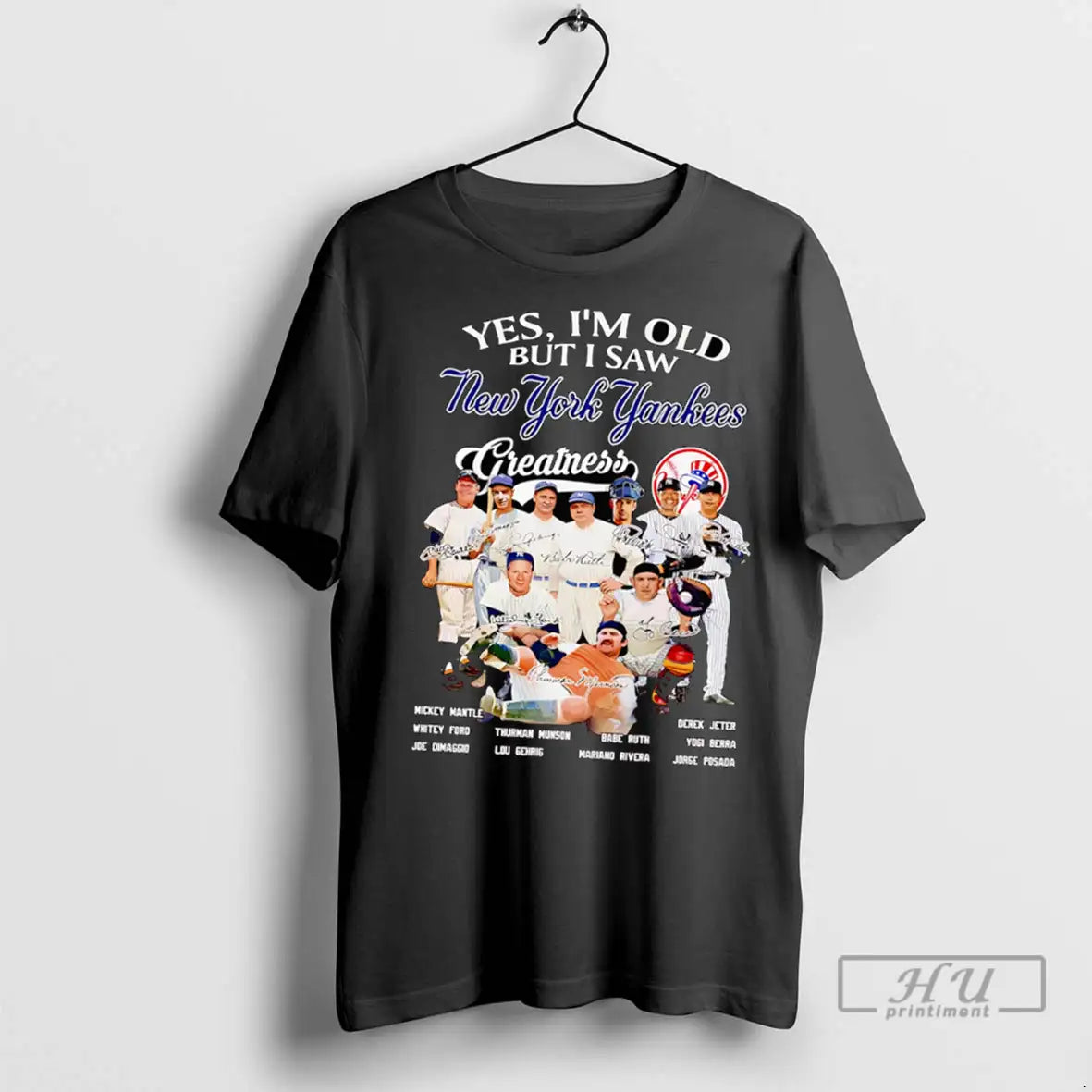 Trending Yes Im Old But I Saw New York Yankees - Adult & Kids T-Shirts, Sweatshirts & Hoodies apparel design preview 1