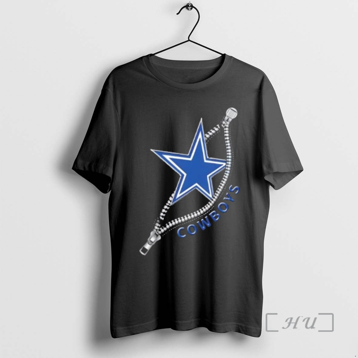 Trending Zipper X Dallas Cowboys Football Logo - Adult & Kids T-Shirts, Sweatshirts & Hoodies apparel design preview 1