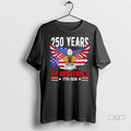 Trendy 250 Years America Patriotic Eagle Usa Flag - Adult & Kids T-Shirts, Sweatshirts & Hoodies apparel design preview 1