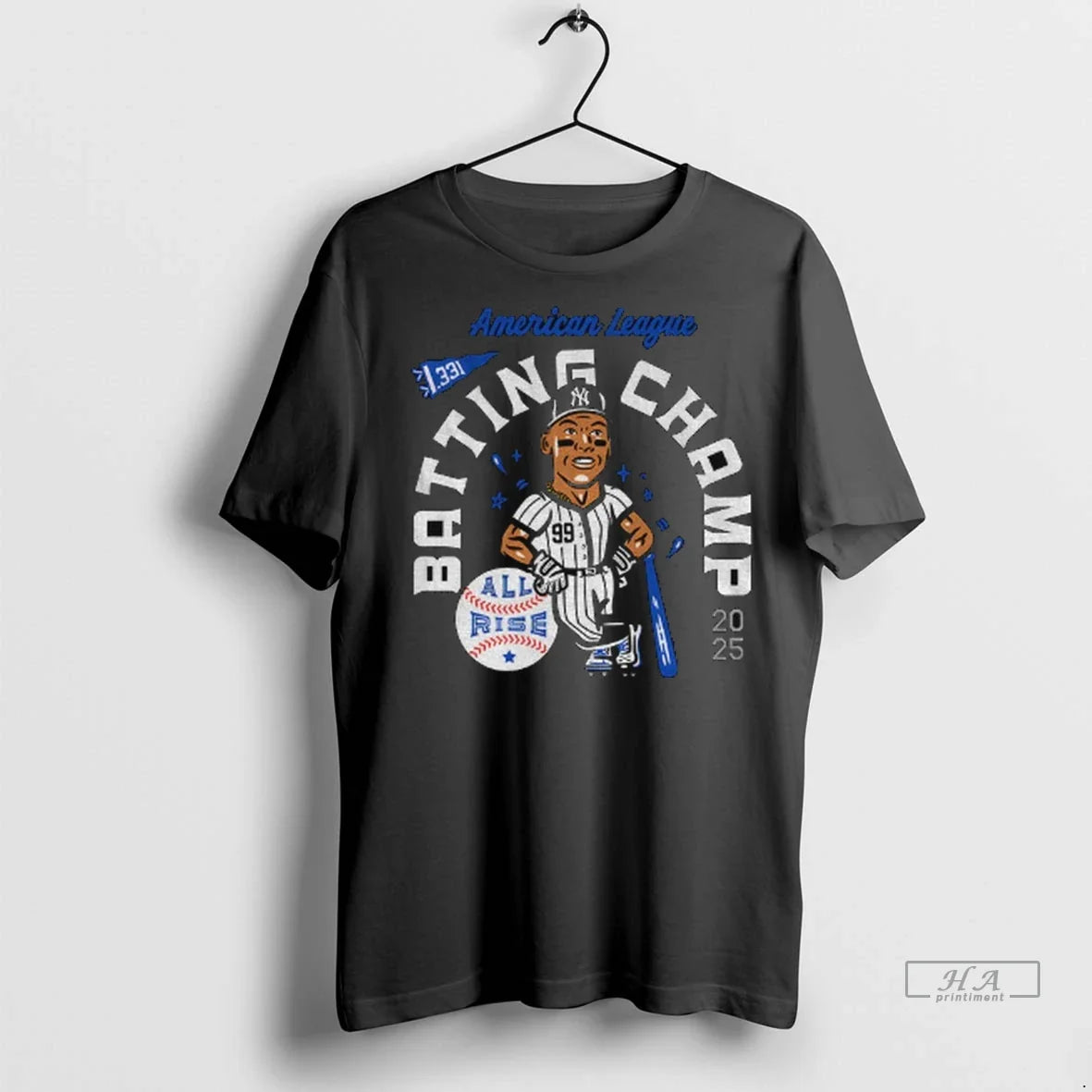 Trendy Aaron Judge New York Yankees Mlb Baseball - Adult & Kids T-Shirts, Sweatshirts & Hoodies apparel design preview 1
