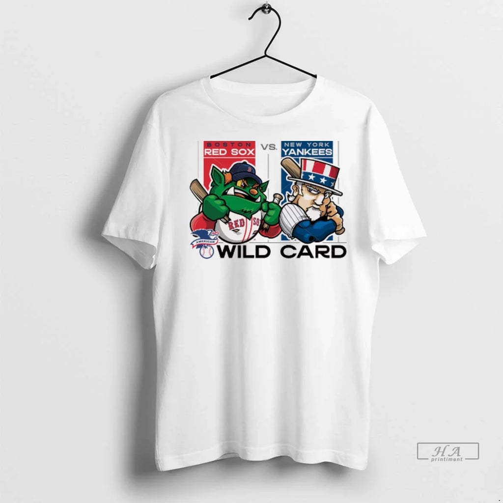 Trendy Boston Red Sox Vs New York Yankees 2025 Mlb - Adult & Kids T-Shirts, Sweatshirts & Hoodies apparel design preview 1