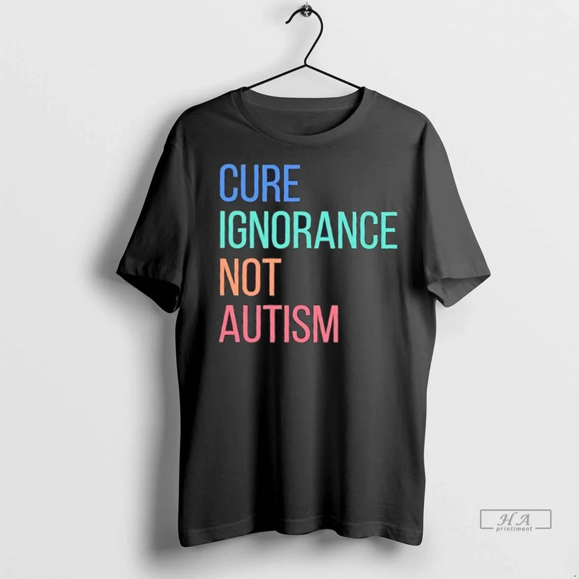 Trendy Cure Ignorance Not Autism Sweater - Adult & Kids T-Shirts, Sweatshirts & Hoodies apparel design preview 1