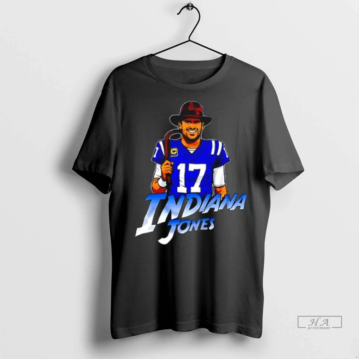 Trendy Daniel Jones Indianapolis Colts No 17 Retro - Adult & Kids T-Shirts, Sweatshirts & Hoodies apparel design preview 1