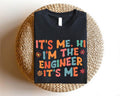 Engineer 'S Me Hi I'M New Retro - Adult & Kids T-Shirts, Sweatshirts & Hoodies apparel design preview 1