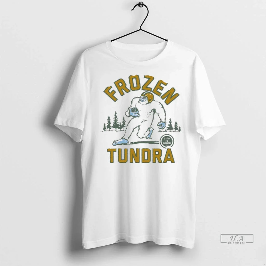 Trendy Green Bay Packers Lambeau Field Life Is Good - Adult & Kids T-Shirts, Sweatshirts & Hoodies apparel design preview 1