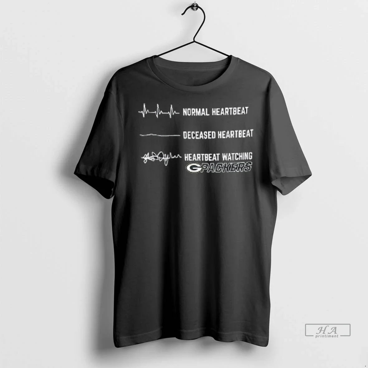 Trendy Heartbeat Watching Green Bay Packers Sweater - Adult & Kids T-Shirts, Sweatshirts & Hoodies apparel design preview 1