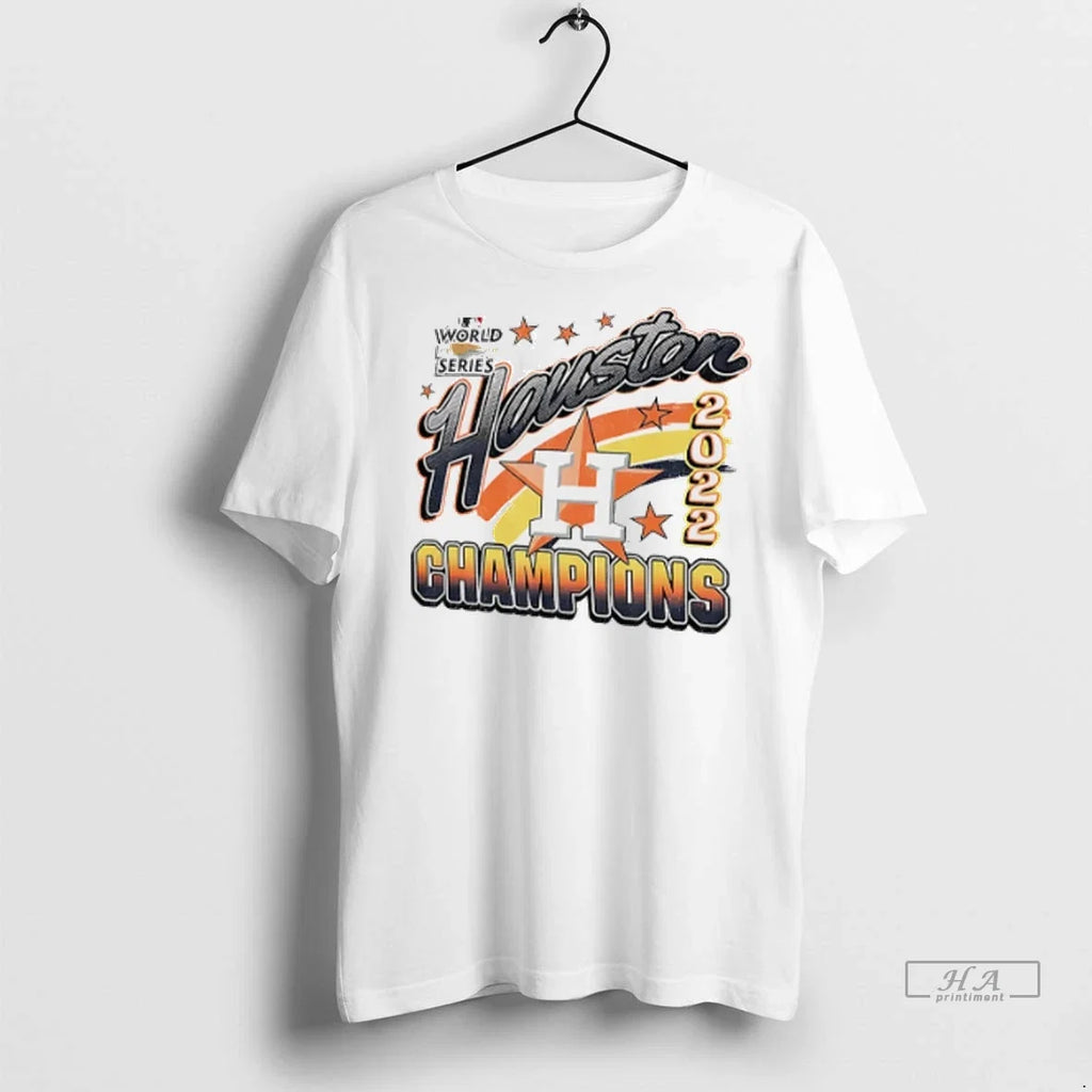 Trendy Houston Astros 2022 World Series Champions - Adult & Kids T-Shirts, Sweatshirts & Hoodies apparel design preview 1