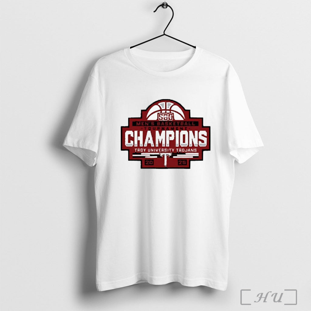 Trendy Nice Troy University Trojans 2025 Sbc Sun Belt - Adult & Kids T-Shirts, Sweatshirts & Hoodies apparel design preview 1