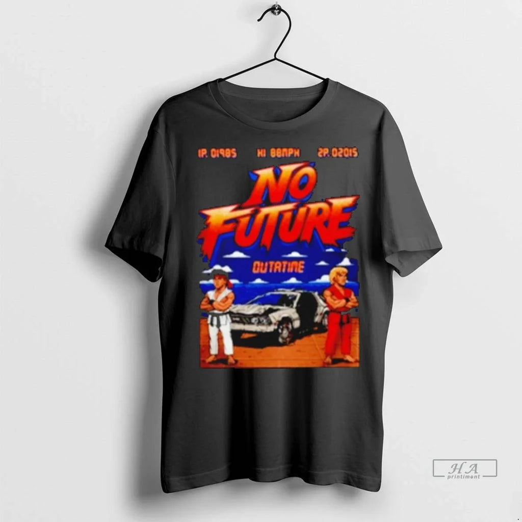 Trendy No Future Outatime Arcade Back To The Sweater - Adult & Kids T-Shirts, Sweatshirts & Hoodies apparel design preview 1