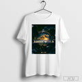 Trendy Official Poster Jurassic World Rebirth July - Adult & Kids T-Shirts, Sweatshirts & Hoodies apparel design preview 1
