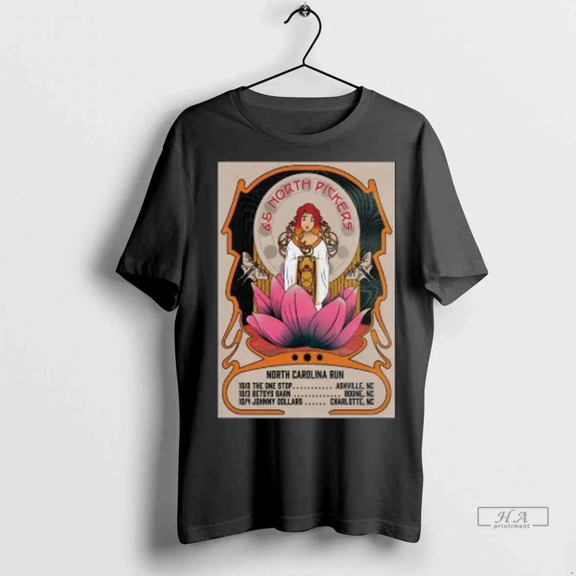 Trendy Officials 65 North Pickers 2025 Carolina Tour - Adult & Kids T-Shirts, Sweatshirts & Hoodies apparel design preview 1
