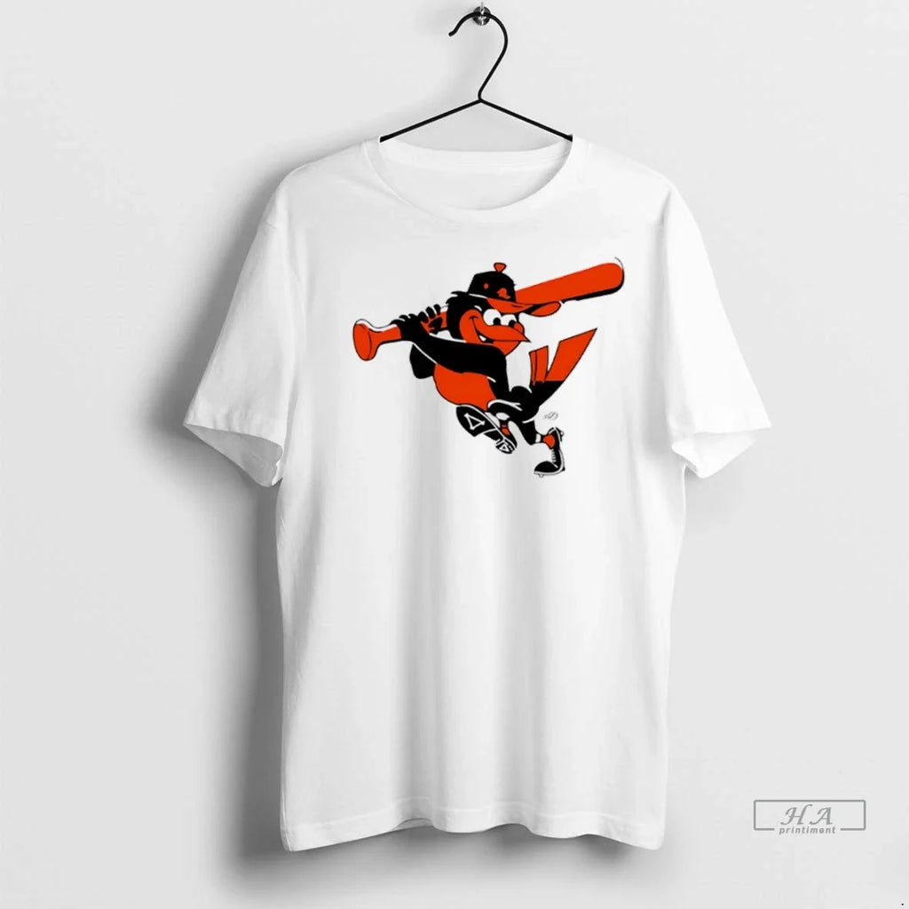 Trendy Officials Baltimore Oriole Bird Mascot Cute - Adult & Kids T-Shirts, Sweatshirts & Hoodies apparel design preview 1