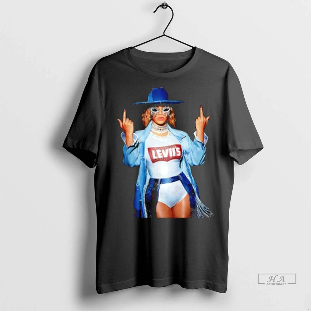 Trendy Officials Beyonce Middle Finger Graphic - Adult & Kids T-Shirts, Sweatshirts & Hoodies apparel design preview 1