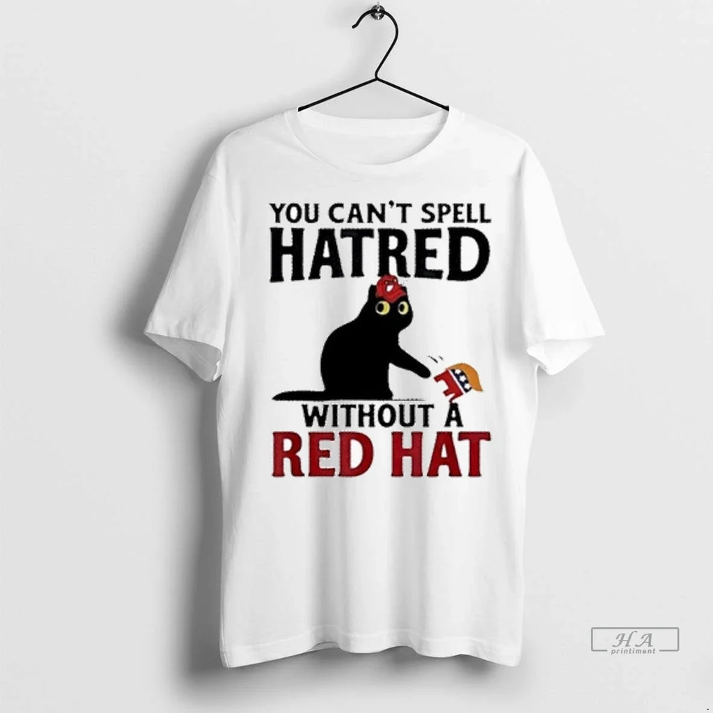 Trendy Officials Black Cat You Cant Spell Hatred - Adult & Kids T-Shirts, Sweatshirts & Hoodies apparel design preview 1