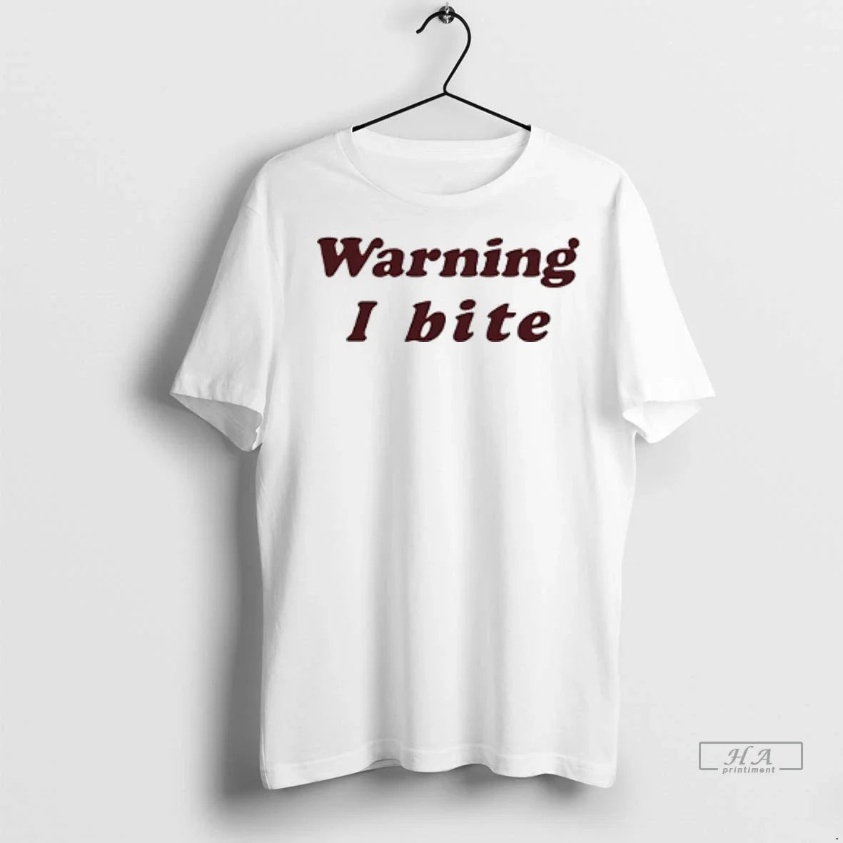 Trendy Officials Brooklyn Wearing Warning I Bite - Adult & Kids T-Shirts, Sweatshirts & Hoodies apparel design preview 1