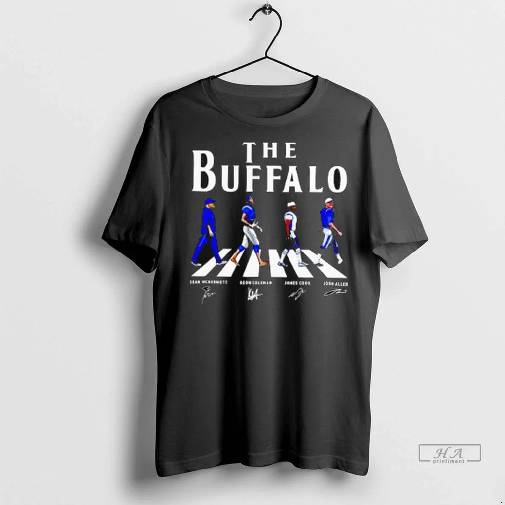 Trendy Officials Buffalo Football Players Abbey Road - Adult & Kids T-Shirts, Sweatshirts & Hoodies apparel design preview 1