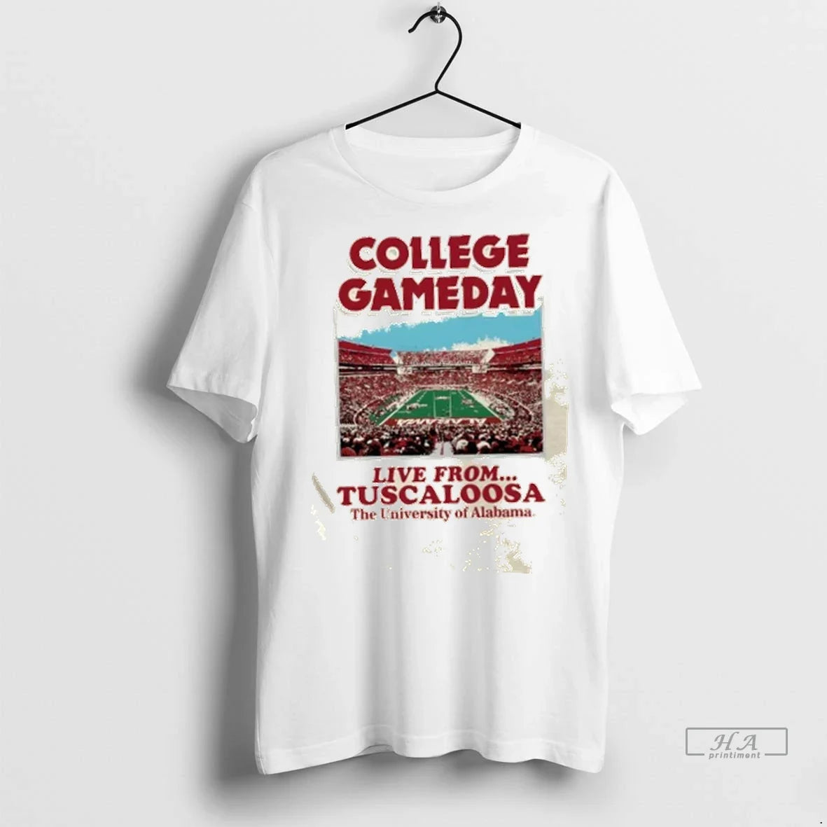 Trendy Officials College Gameday Live From Tuscaloosa - Adult & Kids T-Shirts, Sweatshirts & Hoodies apparel design preview 1