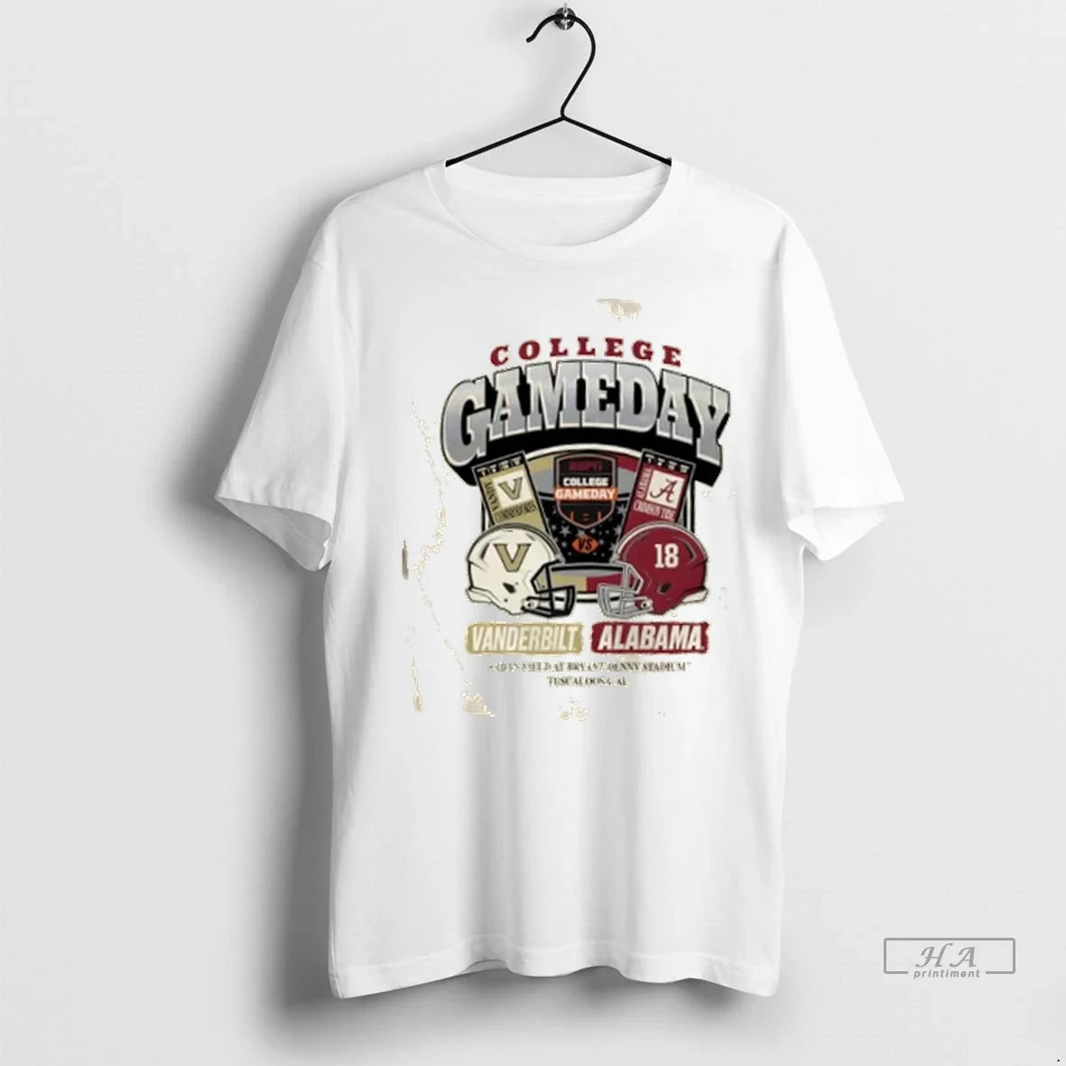 Trendy Officials College Gameday Vanderbilt Vs - Adult & Kids T-Shirts, Sweatshirts & Hoodies apparel design preview 1