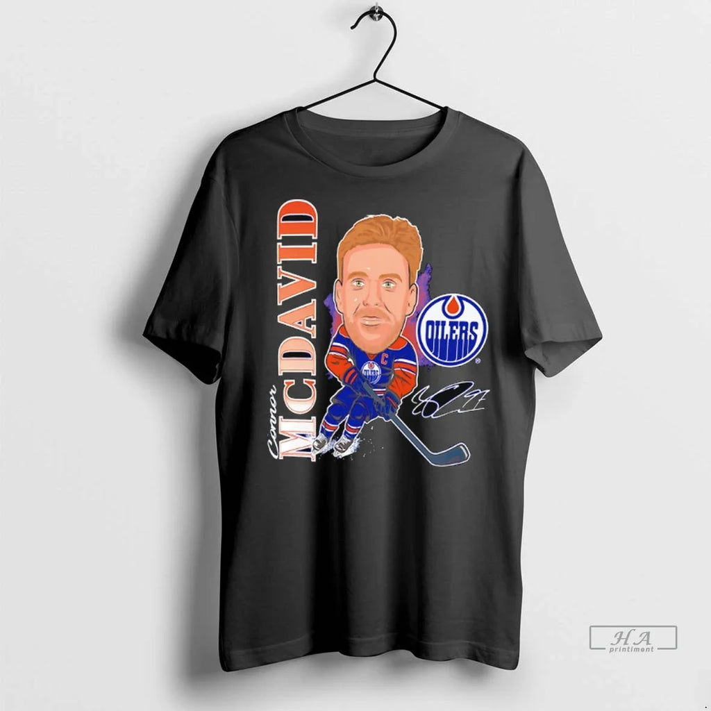 Trendy Officials Connor Mcdavid Edmonton Oilers - Adult & Kids T-Shirts, Sweatshirts & Hoodies apparel design preview 1
