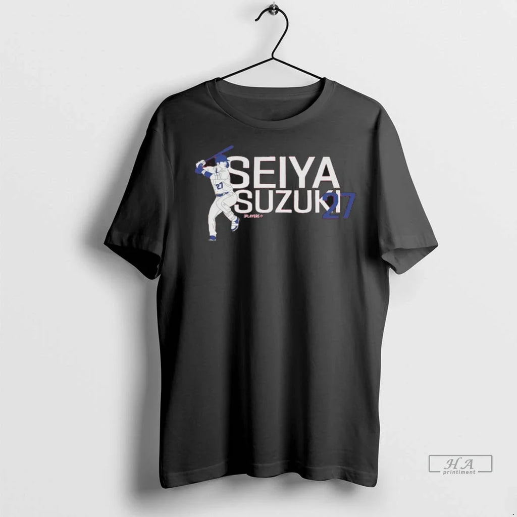 Trendy Officials Cubs Seiya Suzuki 27 Sweater - Adult & Kids T-Shirts, Sweatshirts & Hoodies apparel design preview 1