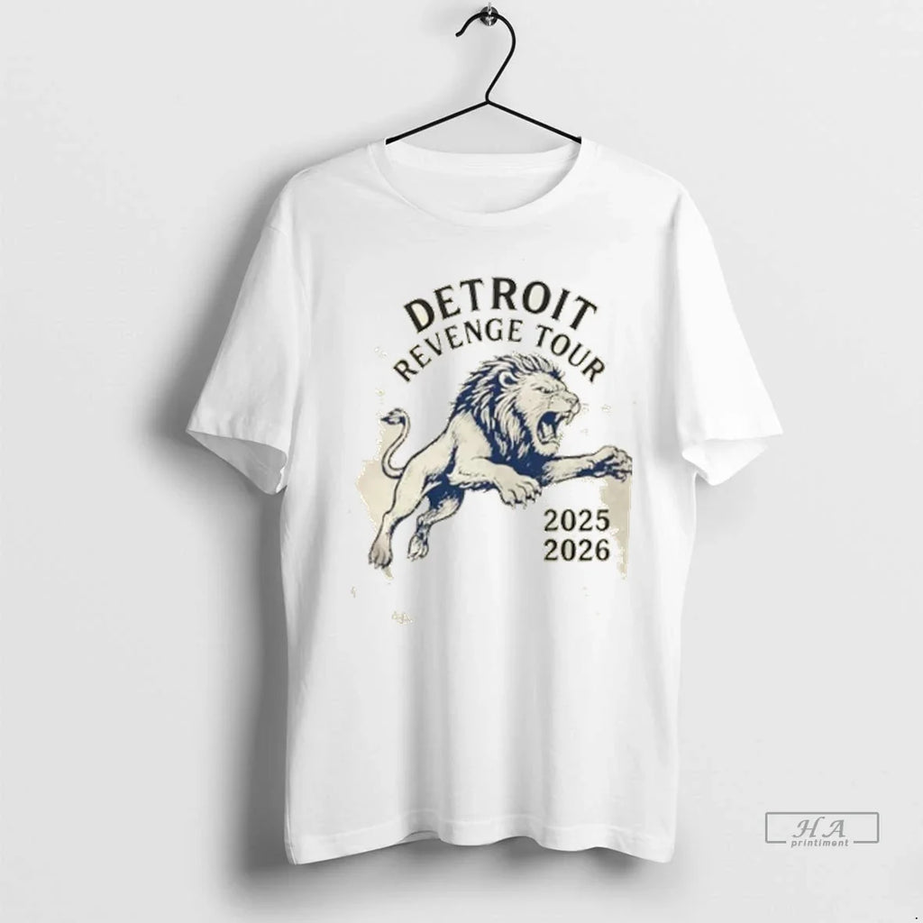 Trendy Officials Detroit Lions Revenge Tour 2025 2026 - Adult & Kids T-Shirts, Sweatshirts & Hoodies apparel design preview 1