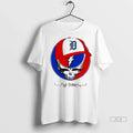 Trendy Officials Detroit Tigers Grateful Dead Red - Adult & Kids T-Shirts, Sweatshirts & Hoodies apparel design preview 1