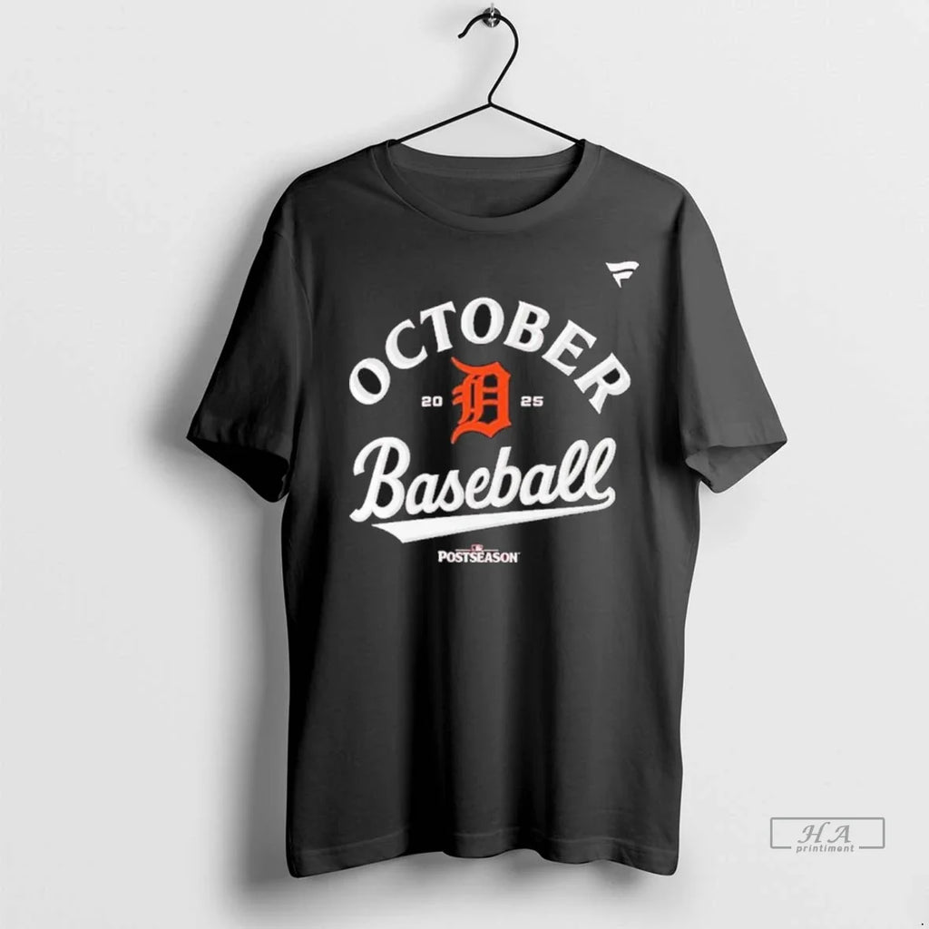 Trendy Officials Detroit Tigers October Baseball Al - Adult & Kids T-Shirts, Sweatshirts & Hoodies apparel design preview 1
