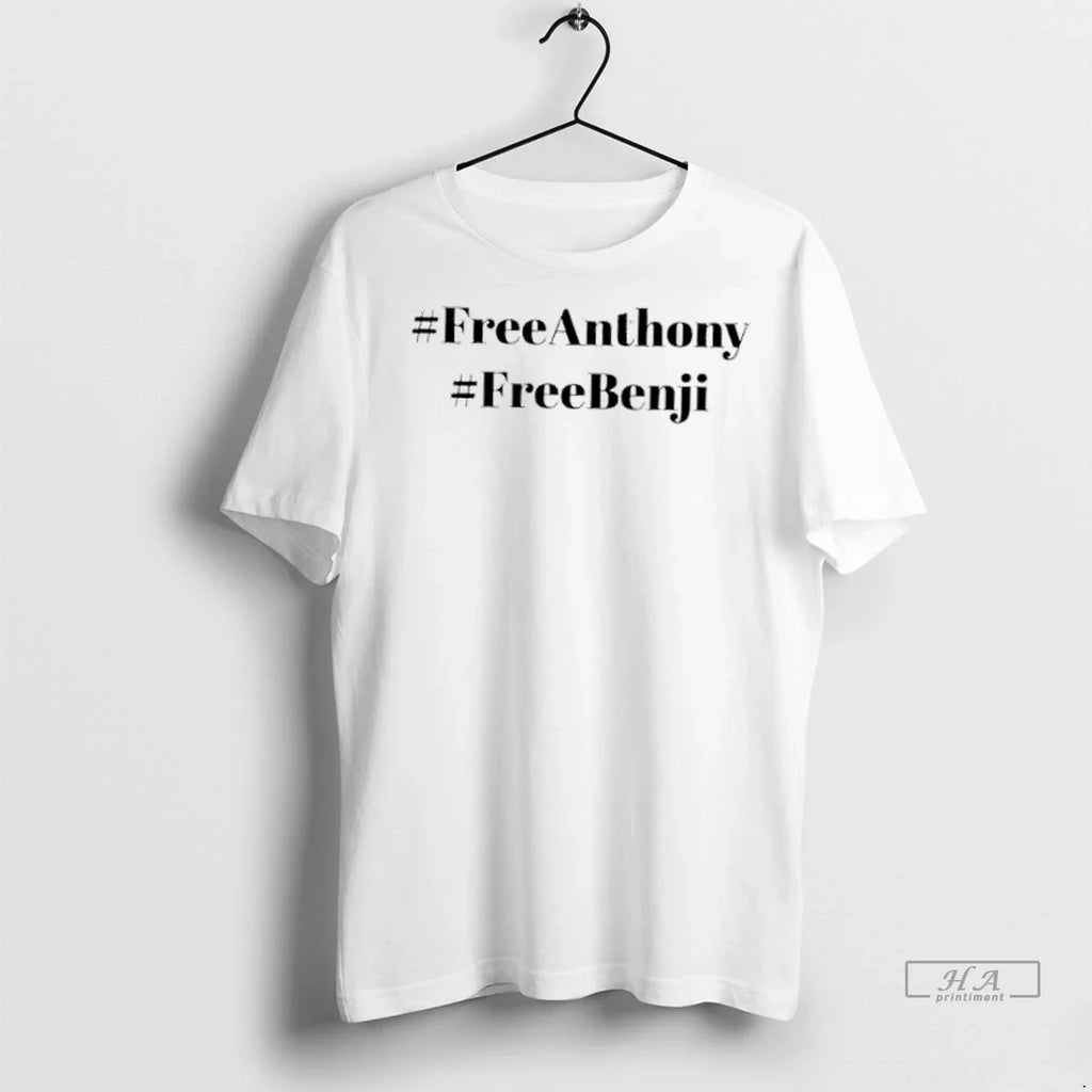 Trendy Officials Free Anthony Freebenji Hashtag - Adult & Kids T-Shirts, Sweatshirts & Hoodies apparel design preview 1