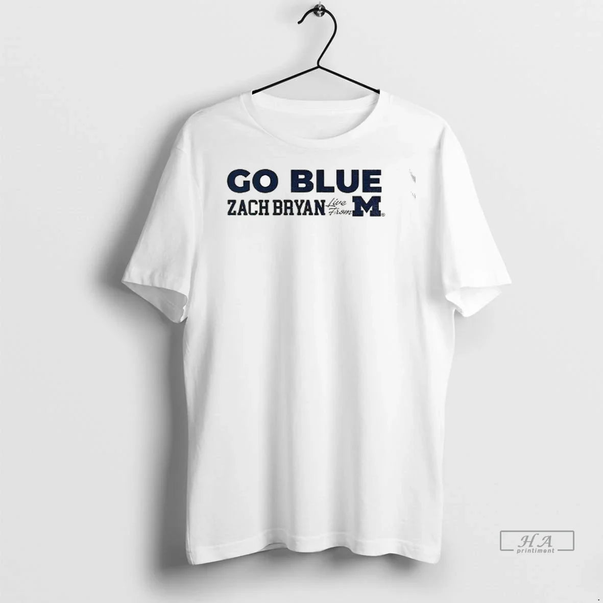 Trendy Officials Go Blue Zach Bryan Live From - Adult & Kids T-Shirts, Sweatshirts & Hoodies apparel design preview 1