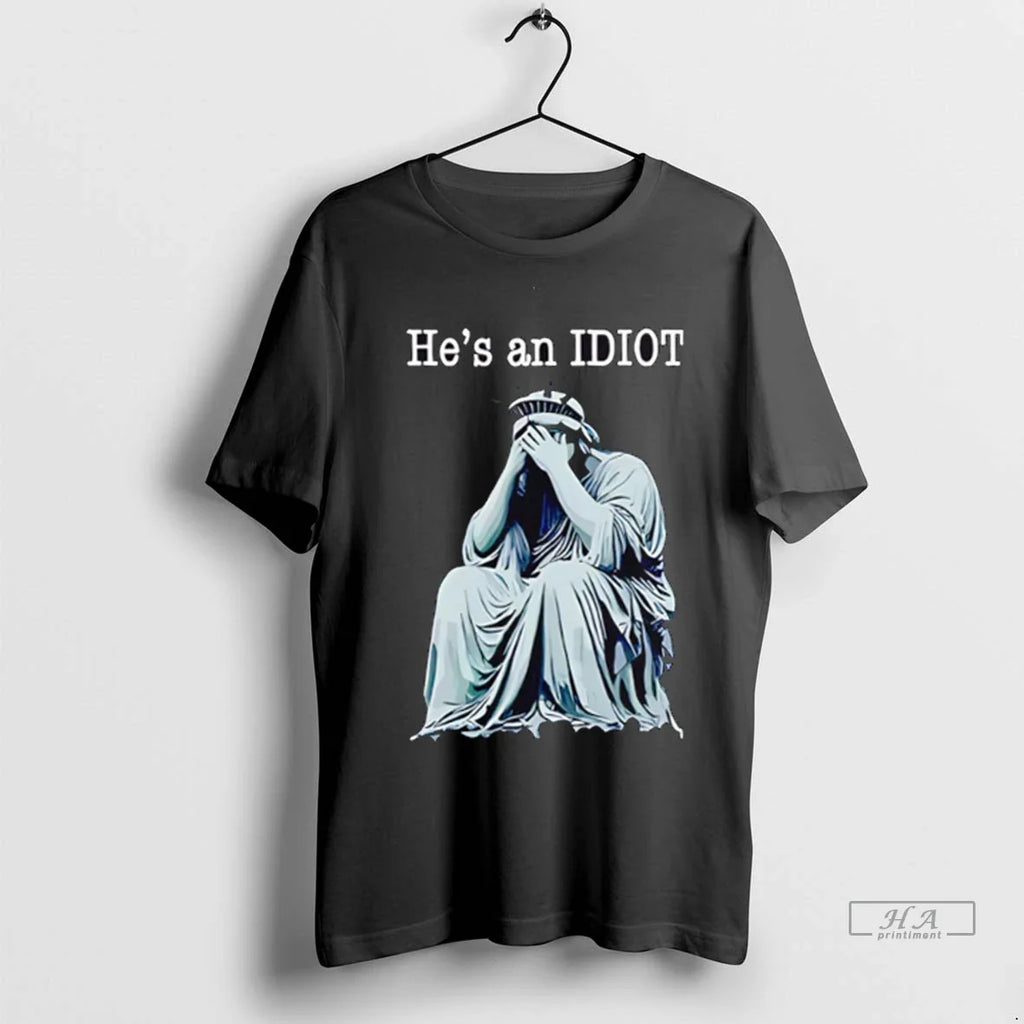 Trendy Officials He Is An Idiot Anti Trump Sweater - Adult & Kids T-Shirts, Sweatshirts & Hoodies apparel design preview 1