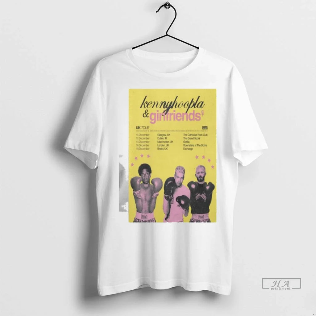 Trendy Officials Kennyhoopla Girlfriends Eu Uk Tour - Adult & Kids T-Shirts, Sweatshirts & Hoodies apparel design preview 1